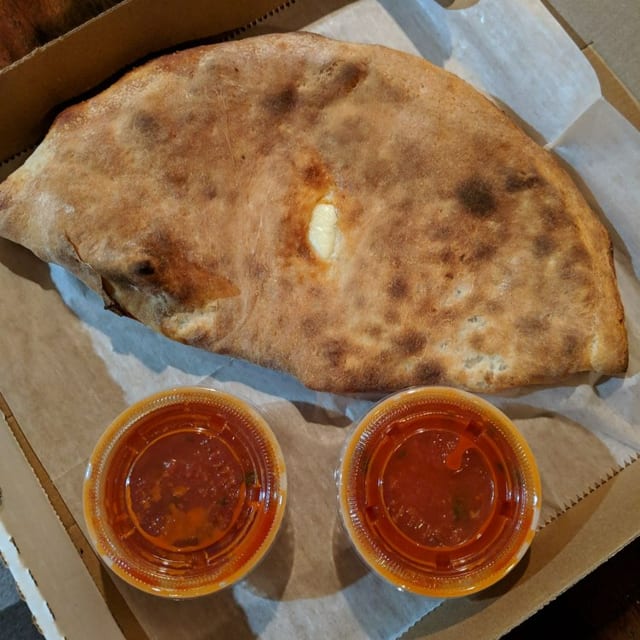 Large 14" Cheese Calzone.